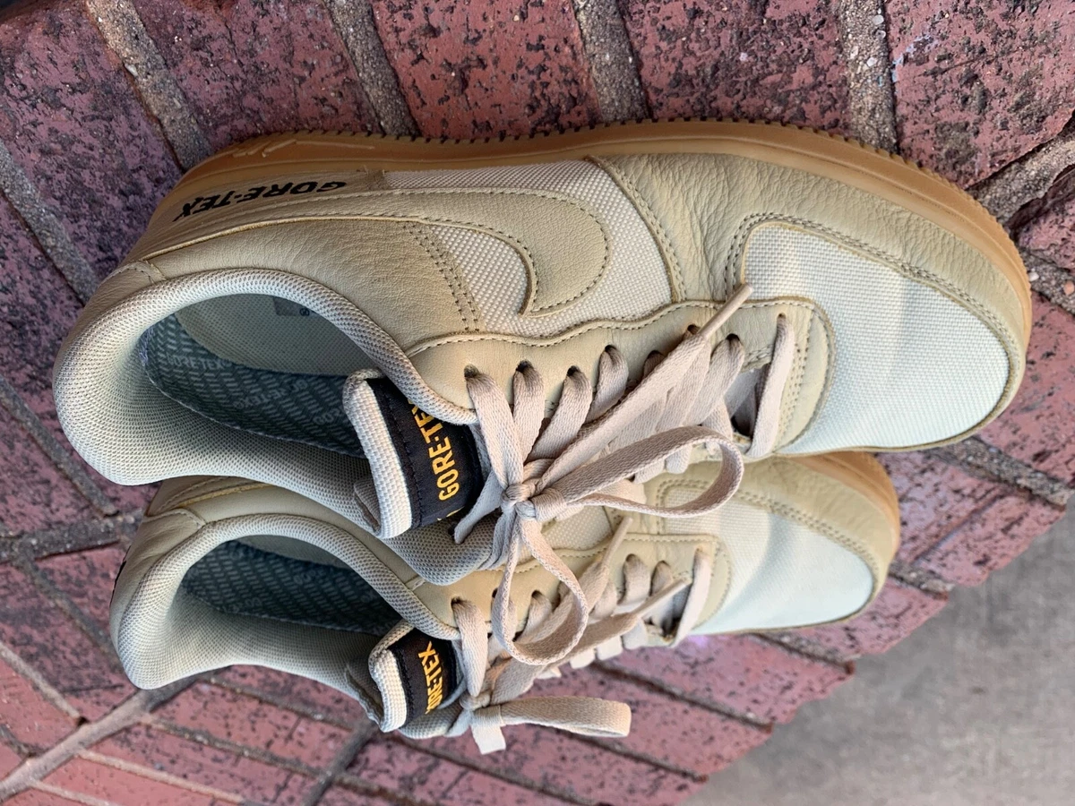 Nike air force top 1 gore-tex team gold/khaki-black