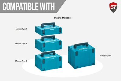 Inserti Schiuma Shadow Foam Per Cassette Makita Makpac - Twin Pack 50mm Nero - Foto 2