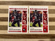 2023 Panini Chronicles Draft Picks Football Xavier Hutchinson RC #23