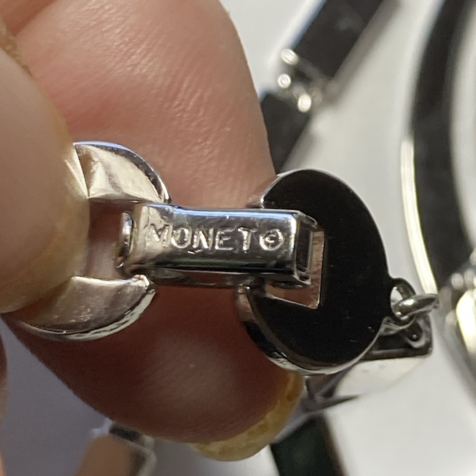 28" Rectangle links Monet Silvertone Modernist 3 … - image 8