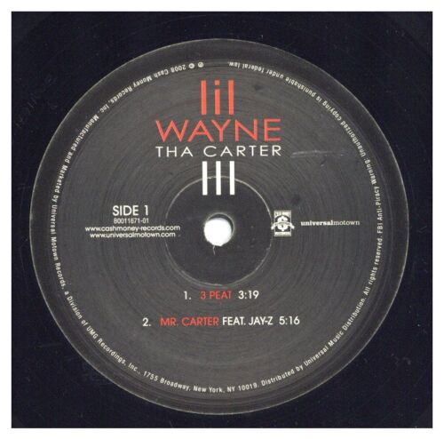 Lil Wayne - Tha Carter III (Vol.1) '08 2xLP US ORG!EX/NM W/S