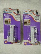 Dream Baby Safety Catches Childproof Cabinets And Drawers Latches 2 Pks New