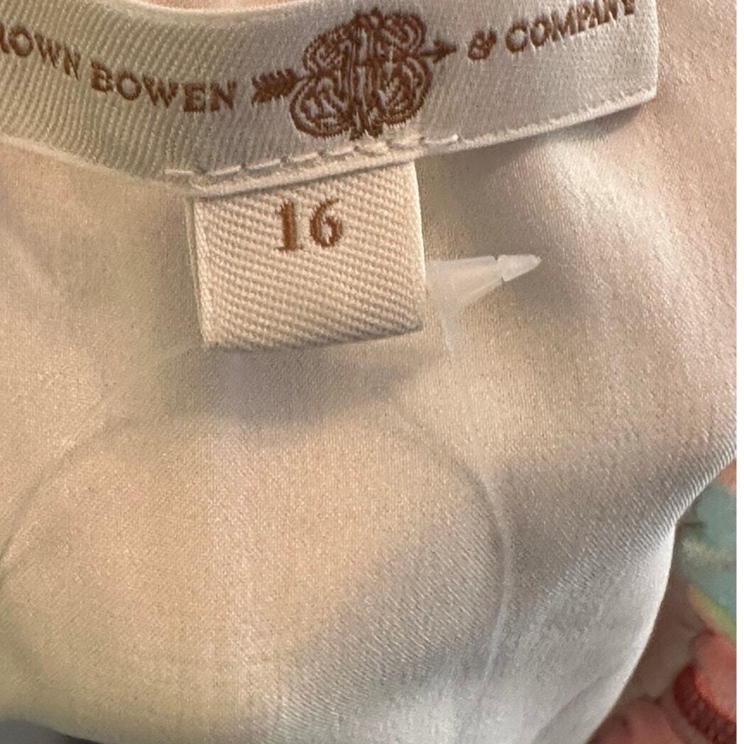 Abito Brown Bowen & Company Eloise Fila Arcobaleno taglia 16