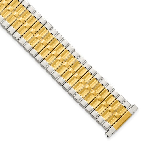 Wholesale Shop Twotone Stainless Steel 22 mm Watch Band AK527TTB_K0017736 main image 0