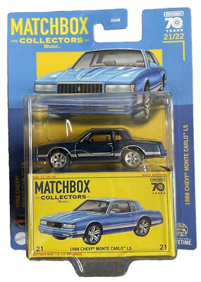 Matchbox Collectors 1988 Chevy Monte Carlo LS 1:64 HLJ74 Chevrolet Modellauto
