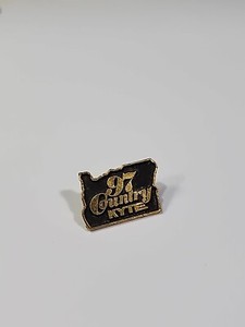 97 Country KYTE Lapel Pin Portland Oregon Country Music Radio Station
