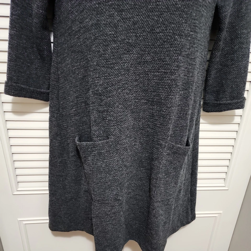Vestido informal gris manga larga Everly para mujer talla L/GUC Foto 3 de 4