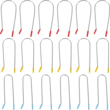 24 Pcs Hot Roller Clips Replacement U Shaped Metal Wire Clips for Curling