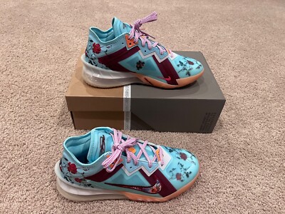 Nike LeBron mimi plange pink flower floral basketball shoes XVIII