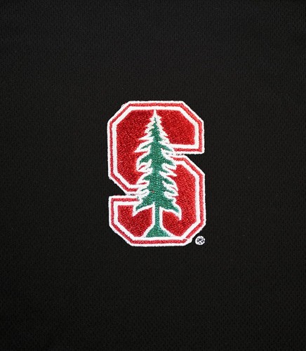 Vantage Apparel LG Mens Collegiate Polyester Mesh Stanford Cardinal Polo + Box - Picture 3 of 5