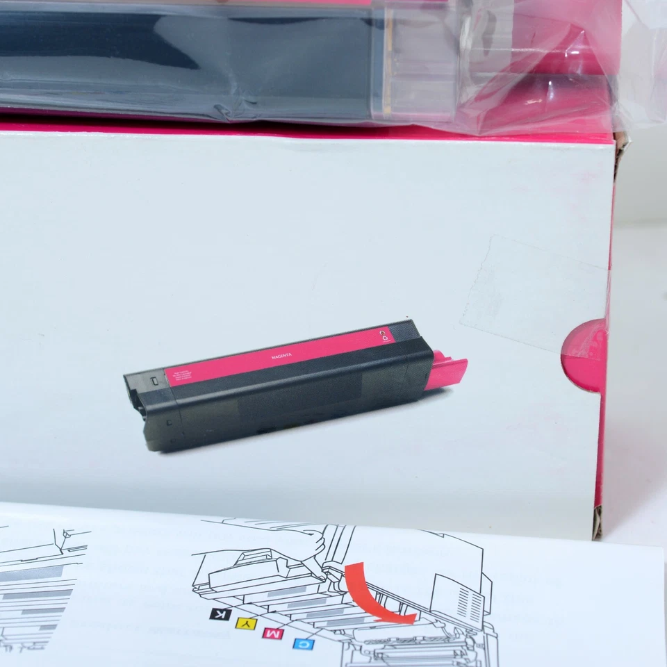 Magenta Ink Cartridge for OKI C5100 C5150 C5200 C5300 C5400, New & Sealed - Image 2 of 4
