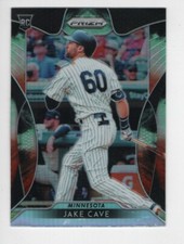 2019 Panini Prizm Baseball COSMIC HAZE PRIZM RC JAKE CAVE MINNESOTA TWINS #2