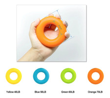 Silicone Power Hand Grip Trainer - 4 Neon Colors