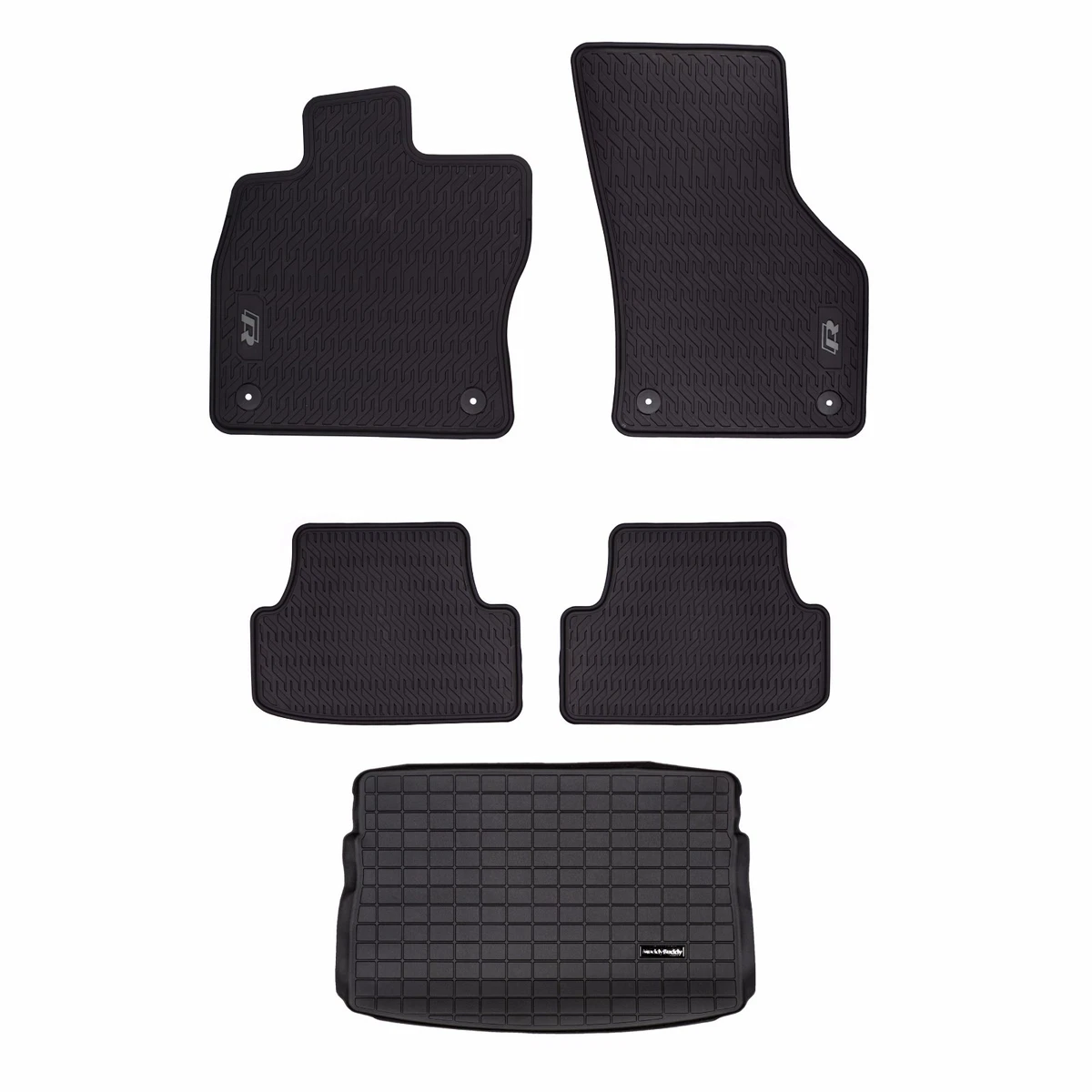 2015 2019 VW Volkswagen Golf R Monster Floor Mats MuddyBuddy