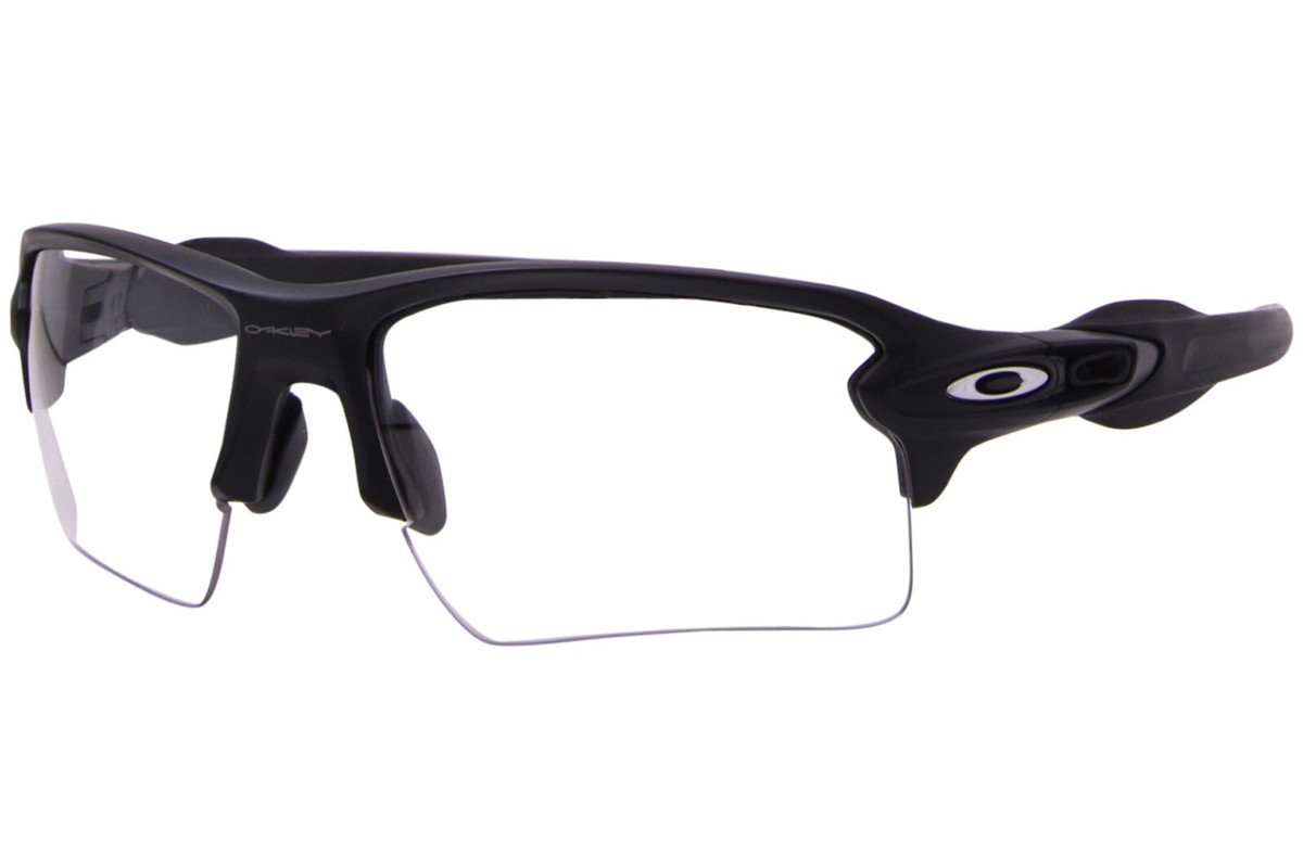 Oakley FLAK 2.0 XL Matte Black Frames w Clear Lens Sunglass OO9188