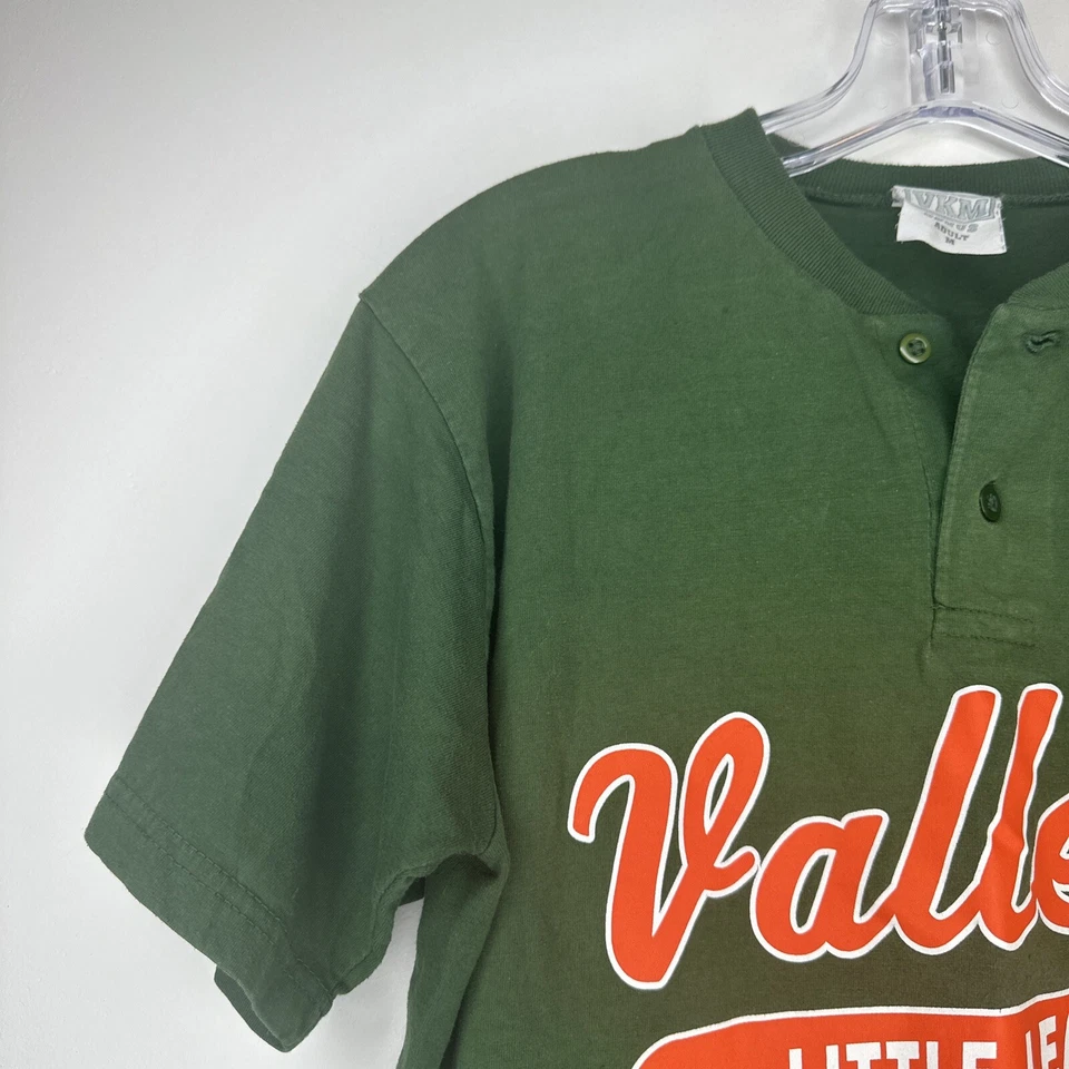 Camiseta deportiva de béisbol de las pequeñas ligas de Estados Unidos de colección años 90 talla M VKM Venus verde Foto 2 de 4