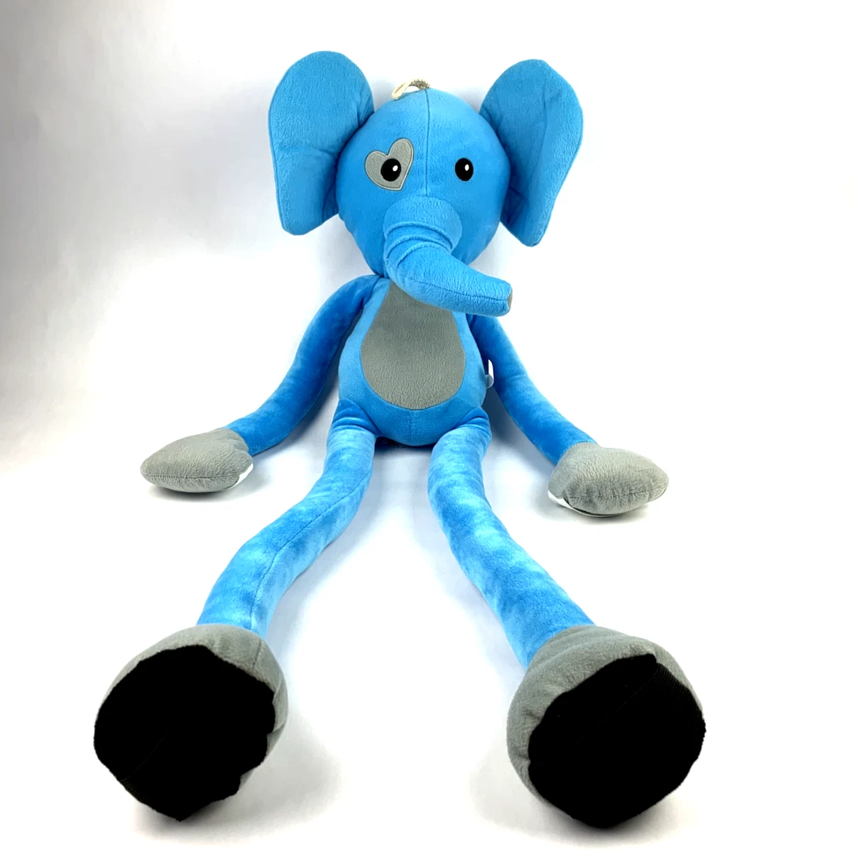 StretchKins Blue Banana Elephant Plush Stuffed Toy 35