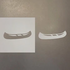 Canoe Plastic Mylar Stencil Airbrush Painting Art Supplies