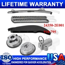 Timing Chain Kit&Exhaust Intake CVVT Gear For Kia Soul 2.0L Hyundai Elantra 1.8L