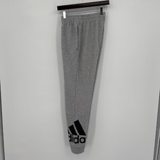 Adidas GK8978 Mens Essentials French Terry Tapered Cuff Logo Pants Size M Medium