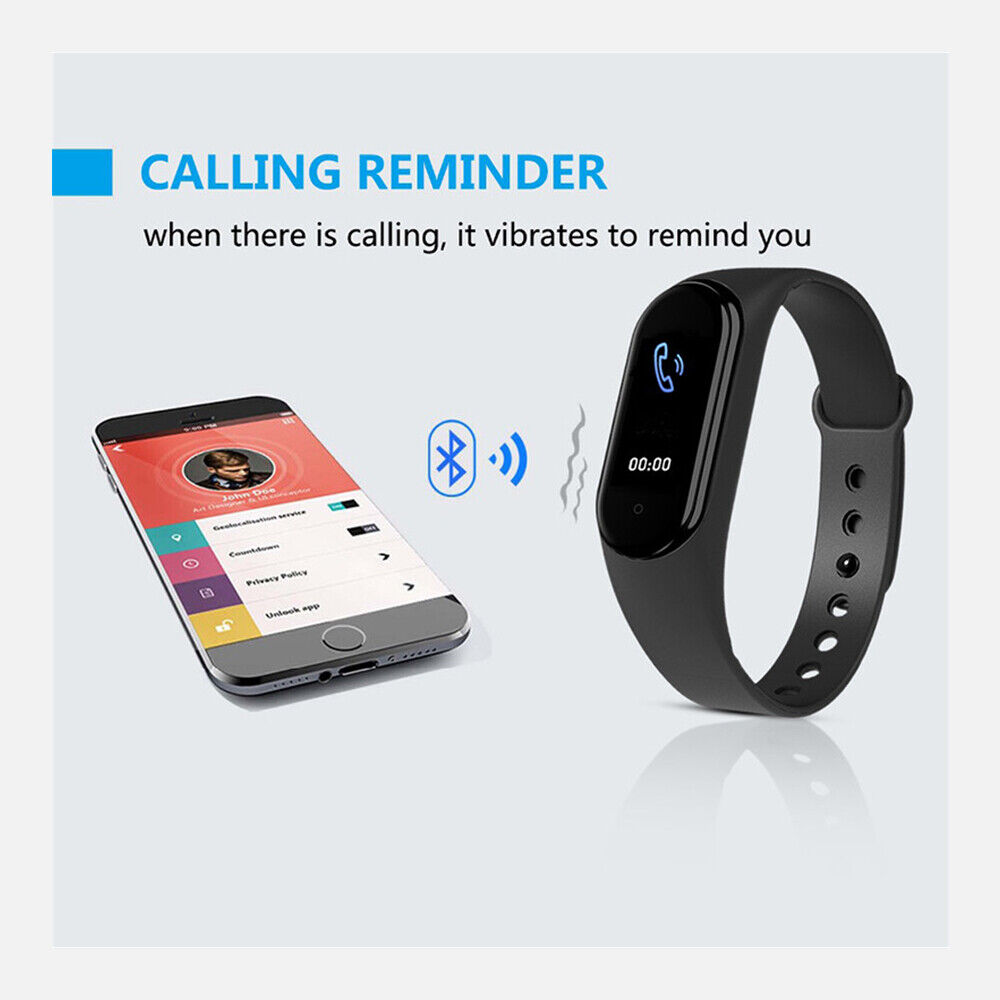 M5 Smart Bracelet Black • Smart Printer