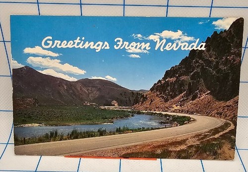 ATQ Ephemera Postcard unposted Greetings From Nevada ELKO Winnemucca