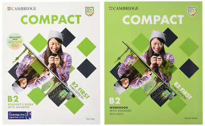 Cambridge COMPACT B2 FIRST Self-Study Pack STUDENT BOOK+WORKBOOK w Answers 3RD E