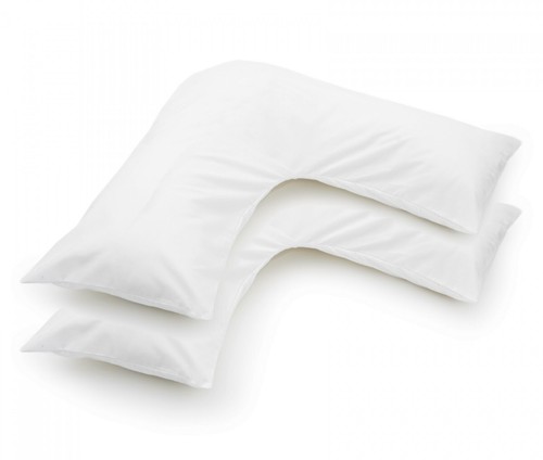 Orthopedic V Shaped Pillow Case Cover Back Support Nursing Pregnancy PACK OF 2 - Picture 6 of 23