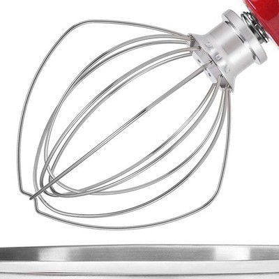 Wire Whip Compatible with KitchenAid KSM150 Artisan Series Stand Mixer, Red 