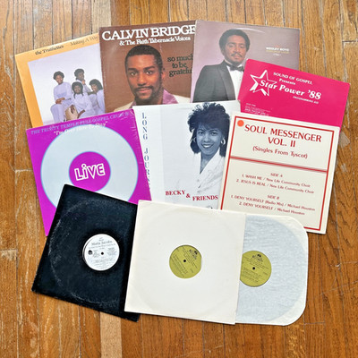 BLACK GOSPEL SOUL Vinyl Records CALVIN BRIDGES TRUTHETTES WESLEY BOYD VG+ LOT