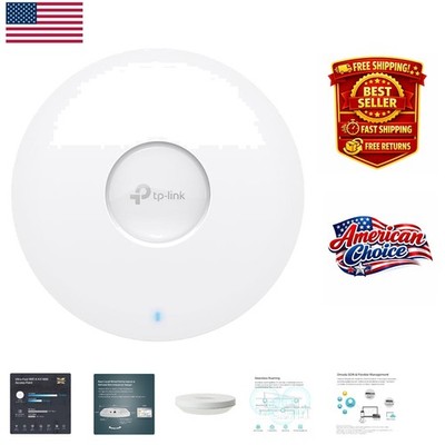 High-Speed Omada WiFi 6 AX1800 Access Point   Seamless Roaming & Cloud App