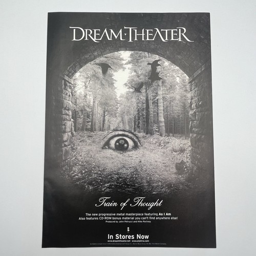 Dream Theater Zug des Denkens 2003 Album Promo Druck Anzeige 8"x11" NUR AD