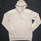 Suéter con capucha grande de trébol Primegreen gris Adidas Originals para hombre