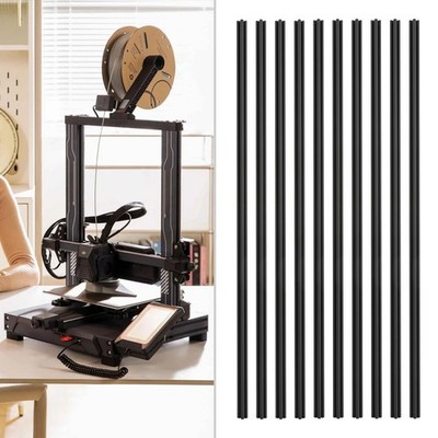 20*20*1000mm 2020 T-Slot Aluminum Extrusion For CNC 3D Printer Black 10 Packs