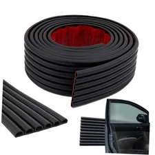 Strong Self-Adhesive Rubber Bumper Protectors for Car SUV Doors, Anti Black