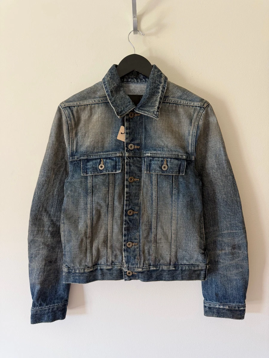 Rick Owens Blue Denim Coats, Jackets & Vests for Men for Sale