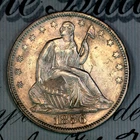 * 1856-P * NEAR+ GEM BU MS SEATED LIBERTY HALF-DOLLAR * FROM ORIGINAL COLLECTION