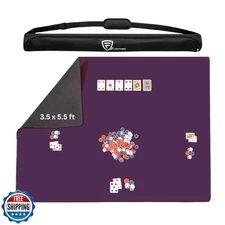 Feltectors Board Game Mat for 42 x 66 in Tables, Mahjong Mat with Carrying Ba