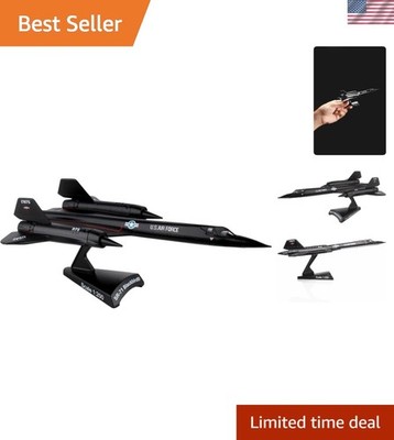 SR-71 Blackbird Die-Cast Metal Model - Collectible Display Stand