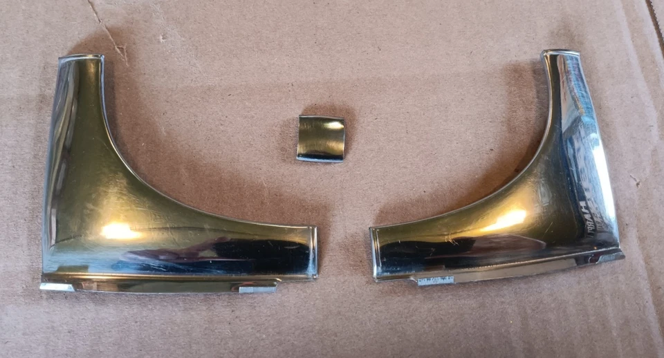 49 50 51 52 Chevy cupé sedán ventana trasera acero inoxidable moldura cromo juego Foto 2 de 4