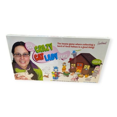 Accoutrements The Crazy Cat Lady Game New Sealed Board Game 50 Cats Ages 8+