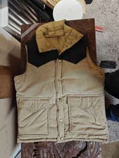 Vintage puffer vest western style