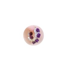 Flower Earrings for Women Daisy Hoop Stud Earrings Enamel Crystal Gold Silv - 01