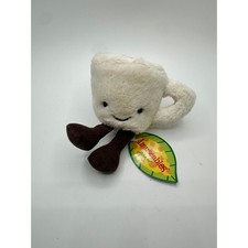 Jellycat Amuseable Espresso Cup Plush Cream Coffee Mug Toy NWT