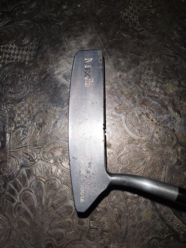 Maxfli TAD MOORE TM-7 Milled Putter Golf Club original EXC condition
