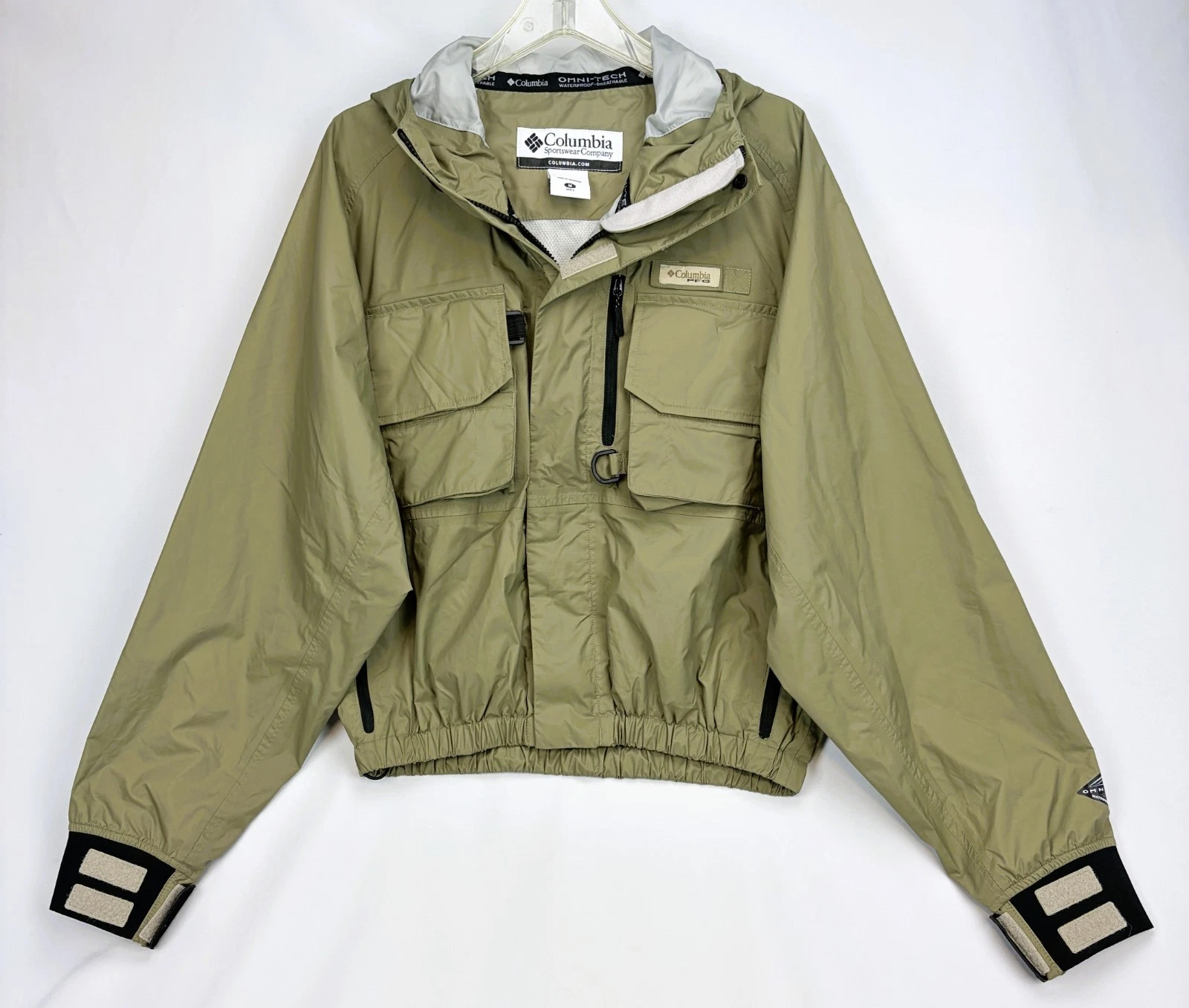 Columbia PFG Omni-Tech Wading Jacket Mens Medium Waterproof Fishing
Opens in a new window or tab