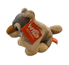 Wild Republic SOFT LITTLE GRAY WOLF 7" Plush STUFFED ANIMAL Toy