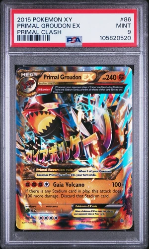 Primal Groudon EX 86/160 - 2015 Pokemon XY Primal Clash - PSA 9 🔥🔥🔥🔥🔥
