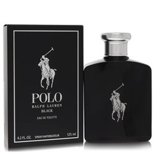 Polo Black by Ralph Lauren 4.2oz / 125ml EDT Spray for Men Authentic