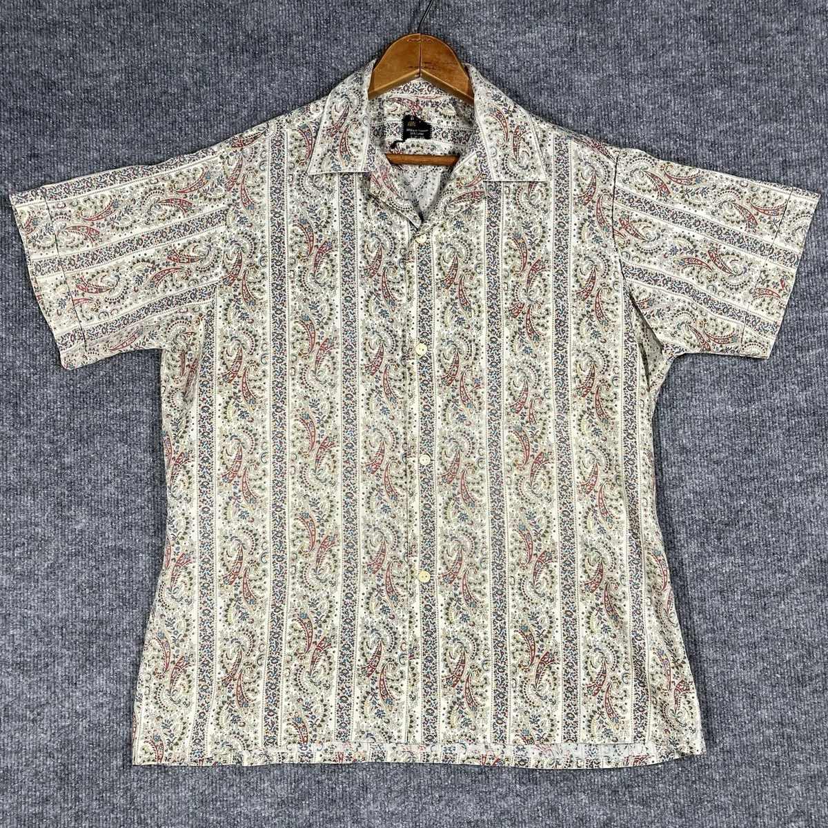 60s USA製 Vintage Opencollar Cotton Shirtの通販 | PSGINDIA
